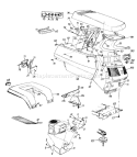 Page F Diagram and Parts List for 134N604F401 1994 Yard Man Lawn Tractor